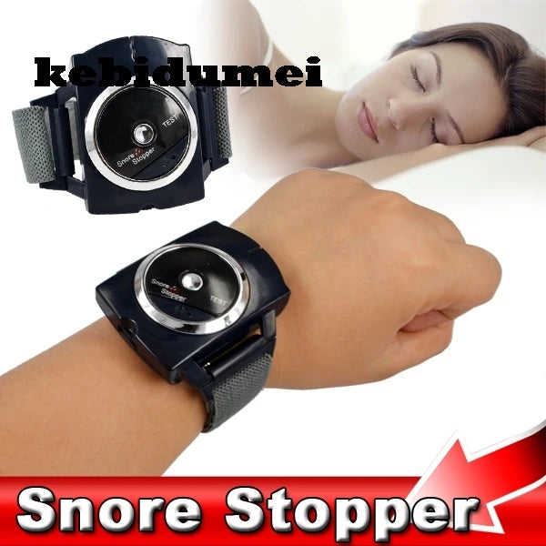 kebidumei Electronic snore Biosensor Anti Snore Wristband Watch Cessation Cure Solution Pure Sleeping Night Guard Aid