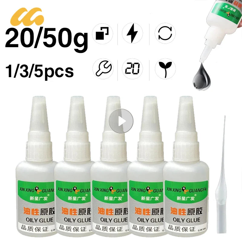 20g 50g Welding High Strength Oil Glue Universal Super Glue Super Glue Plastic Wood Ceramic Metal Soldering Agent Superglue