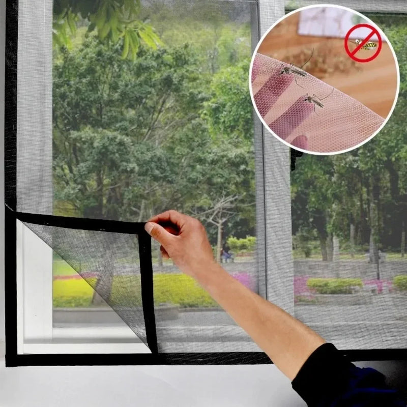 Anti-mosquito Window Net Anti-Insect Self-adhesive DIY Screen for Fly Bug Mosquito Door Curtain Mesh Protector Invisible Screen