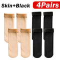 5Pairs Women Winter Thicken Warm Short Socks Thermal Cashmere Wool Socks Nylon Snow Velvet Boots Home Floor Calcetines Mujer