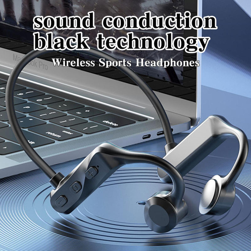 K69 Bluetooth 5.0 Air Conduction Hanging Ear Earphones Waterproof Headphones Wireless Sports Mic Ear Non-ear Hook Stereo Wi Y4s8