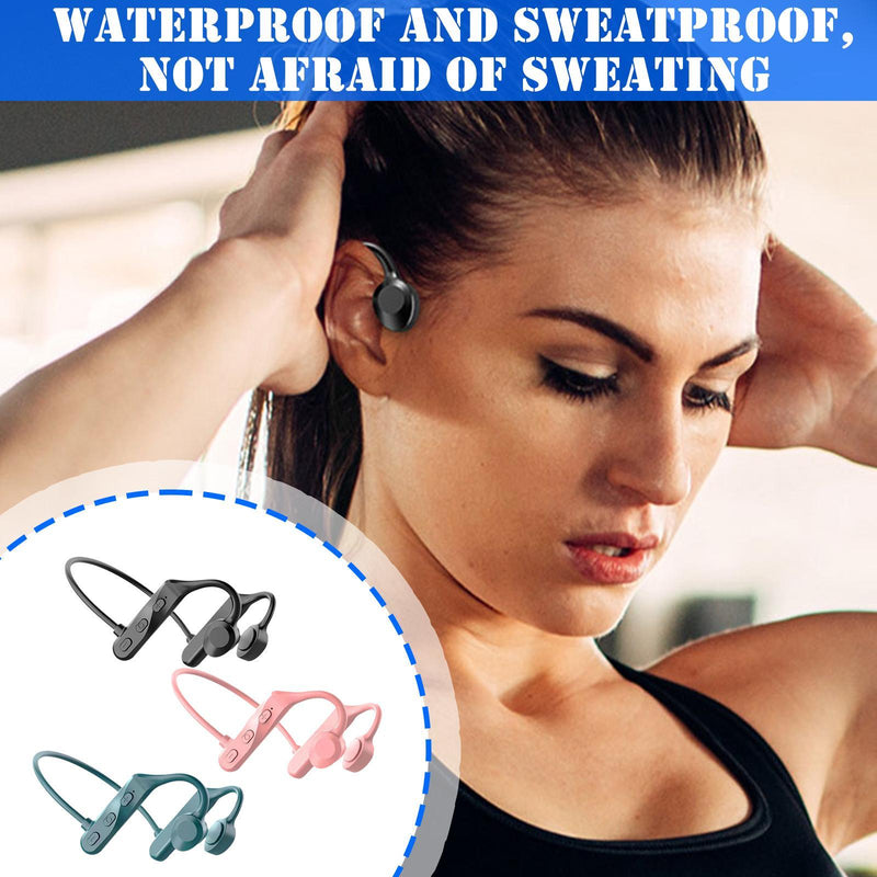 K69 Bluetooth 5.0 Air Conduction Hanging Ear Earphones Waterproof Headphones Wireless Sports Mic Ear Non-ear Hook Stereo Wi Y4s8