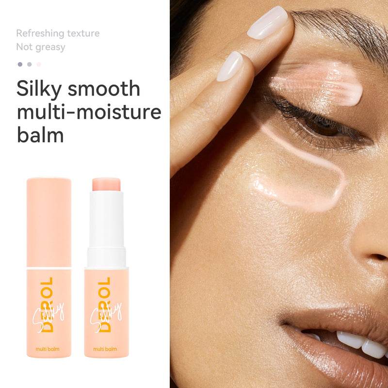 Collagen Multi Balm Stick Wrinkle Bounce Anti-Wrinkle Moisturizing Multi Balm Brighten Dull Skin Tone Cream Korean Cosmetics 7g